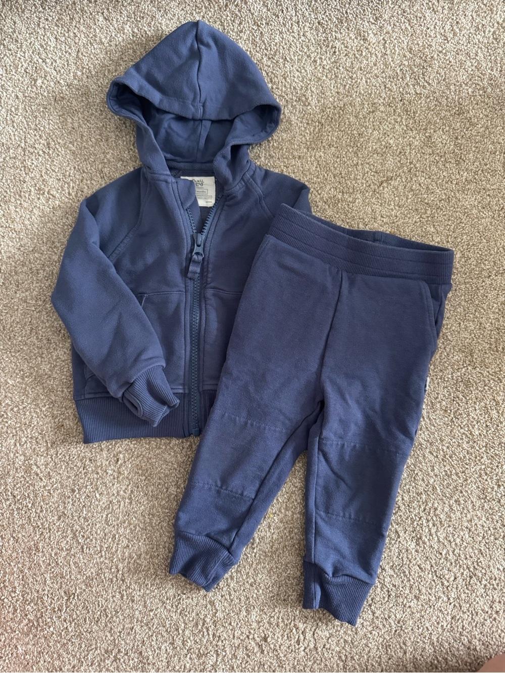Little Sleepies Navy Blue Hoodie & Jogger Set
